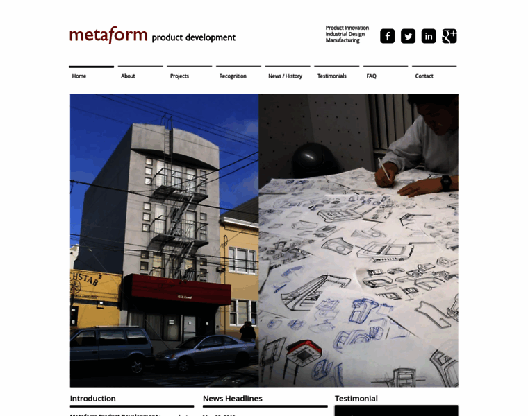 Metaformdesign.com thumbnail