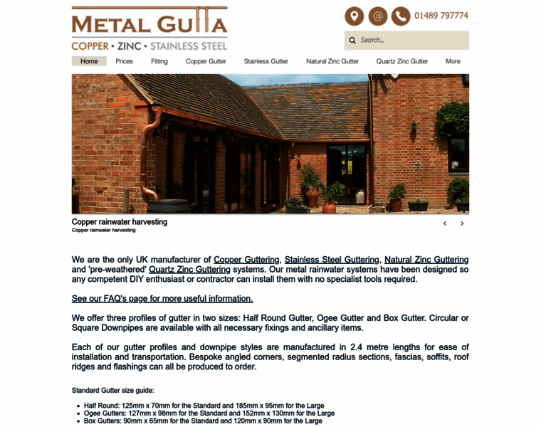 Metal-guttering.co.uk thumbnail