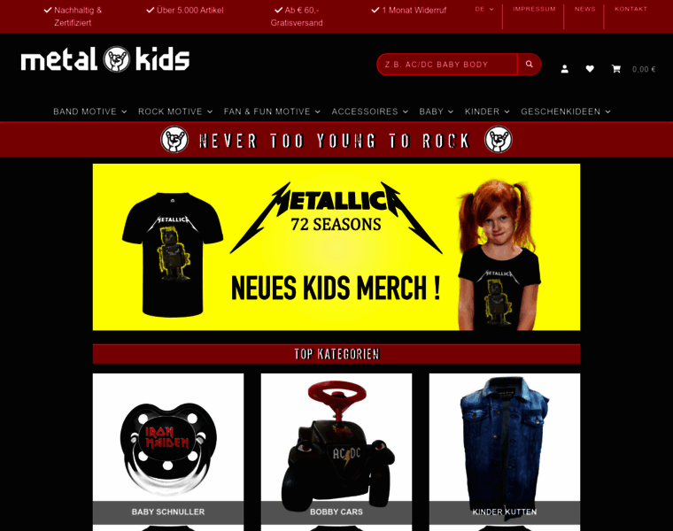 Metal-kids.com thumbnail