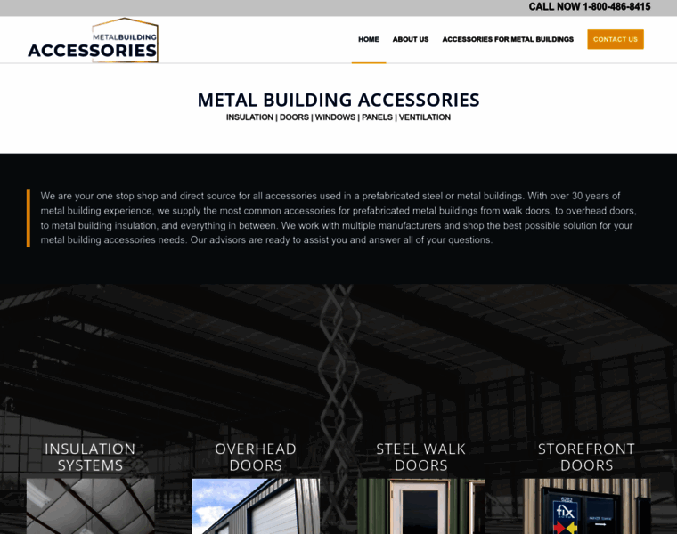 Metalbuildingaccessories.com thumbnail