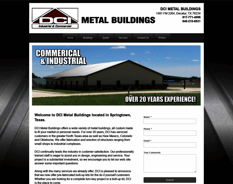 Metalbuildingstexas.com thumbnail
