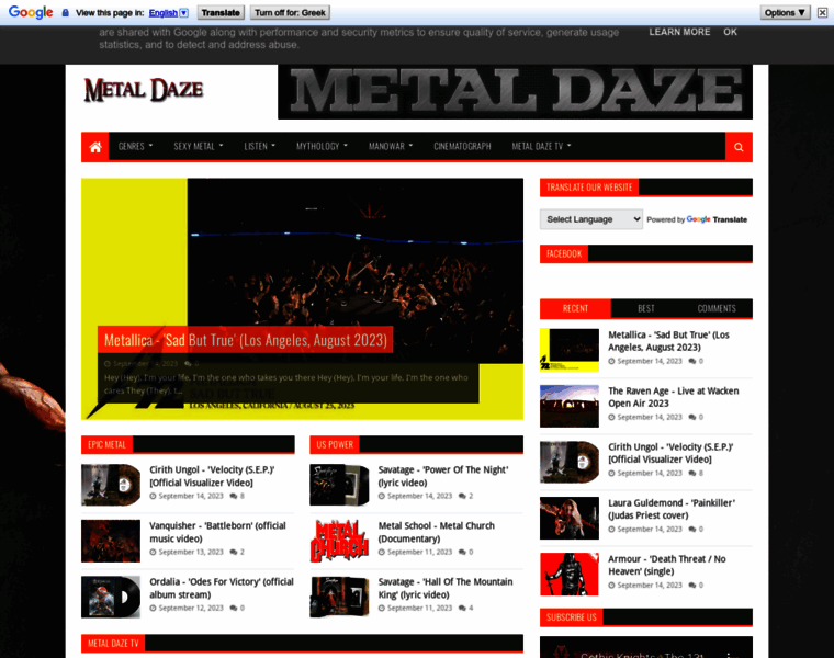 Metaldaze.eu thumbnail