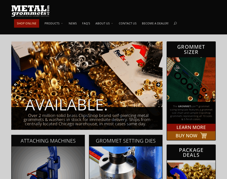 Metalgrommets.com thumbnail Metalgrommets.com thumbnail