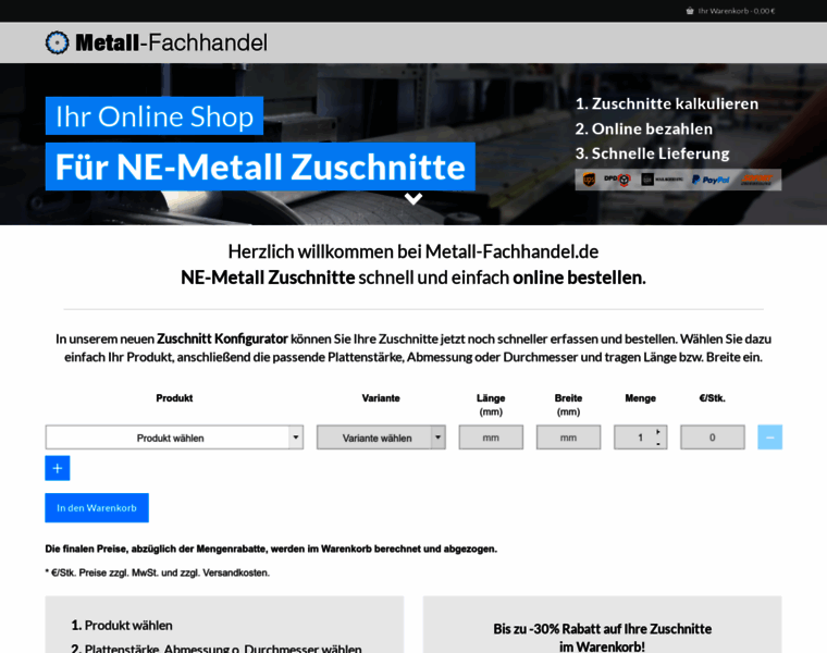 Metall-fachhandel.de thumbnail