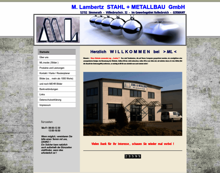 Metallbau-lambertz.de thumbnail