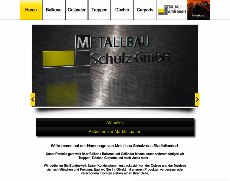 Metallbau-schulz.com thumbnail