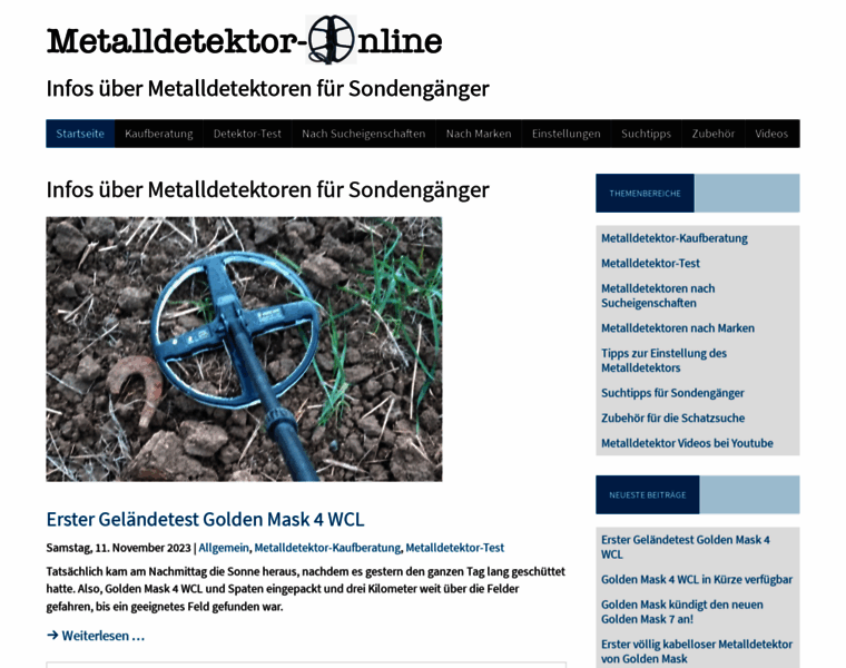Metalldetektor-online.de thumbnail