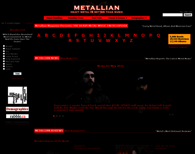 Metallian.com thumbnail