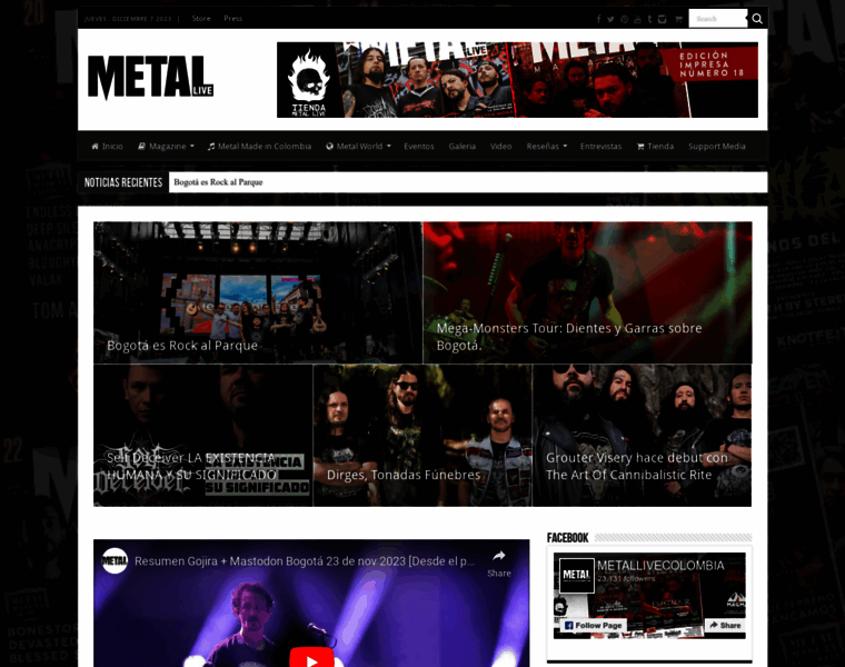 Metallivecolombia.com thumbnail