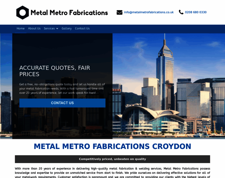 Metalmetrofabrications.co.uk thumbnail