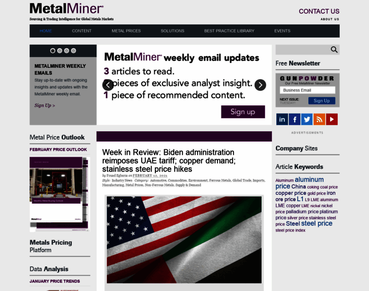 Metalminerindx.com thumbnail