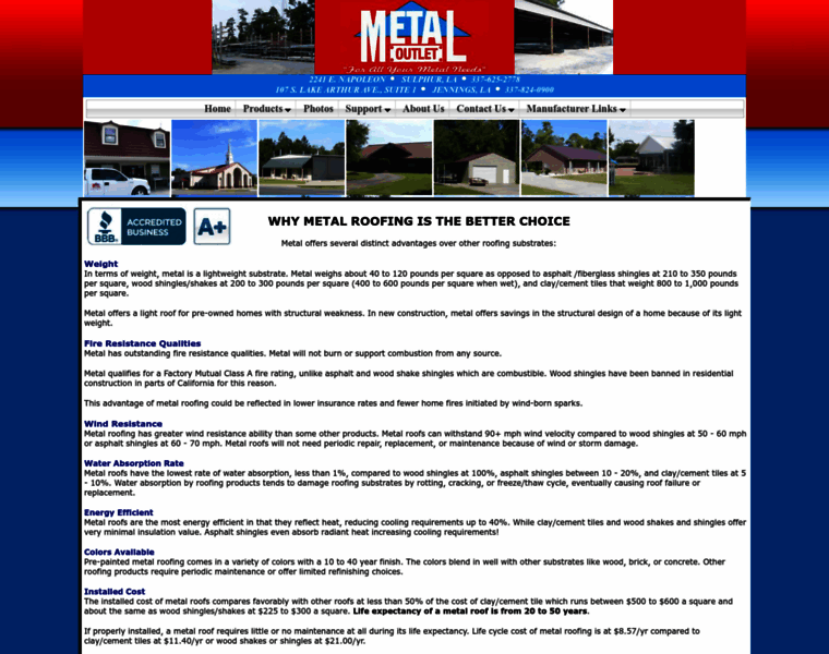 Metaloutlet.com thumbnail