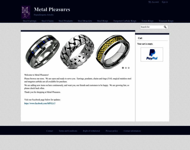 Metalpleasures.com thumbnail