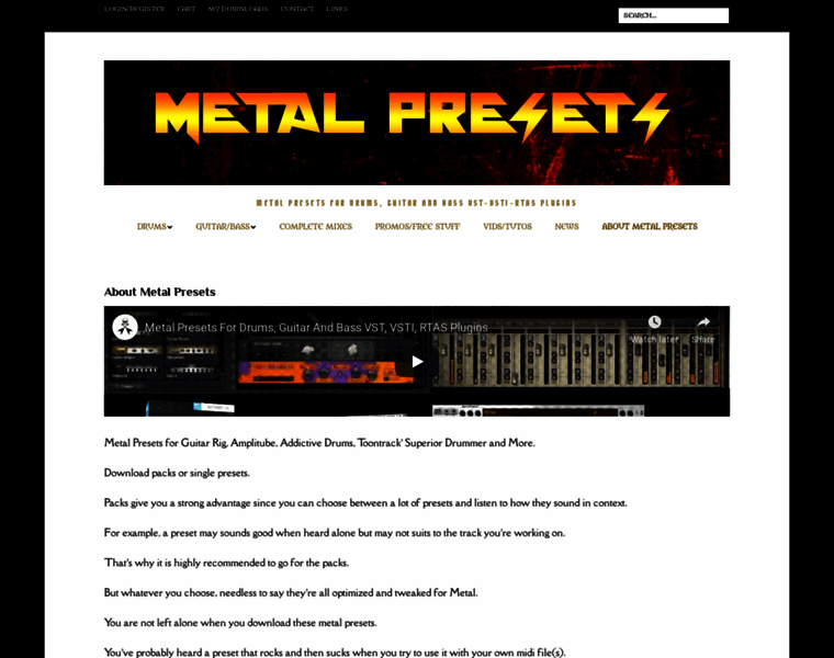Metalpresets.com thumbnail