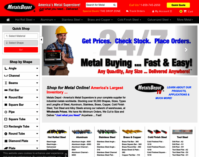 Metalsdepot.com thumbnail