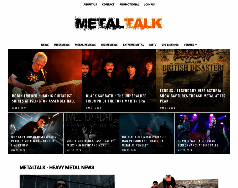 Metaltalk.net thumbnail