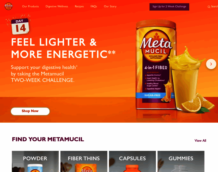 Metamucil.com thumbnail Metamucil.com thumbnail
