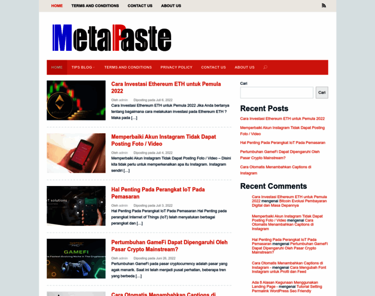 Metapaste.site thumbnail