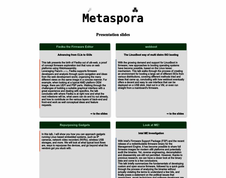 Metaspora.org thumbnail