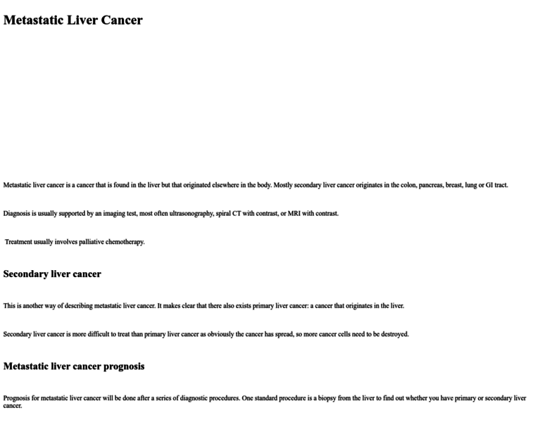 Metastatic-liver-cancer.com thumbnail