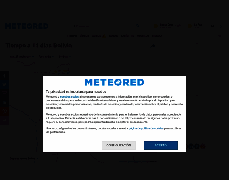 Meteored.com.bo thumbnail