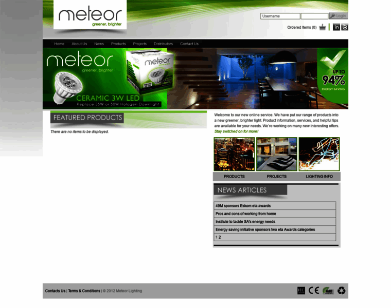 Meteorlighting.co.za thumbnail