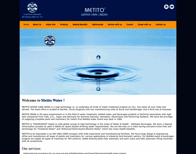 Metitowatercareindia.com thumbnail