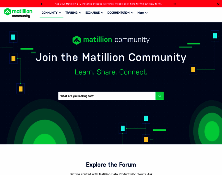 Metlcommunity.matillion.com thumbnail