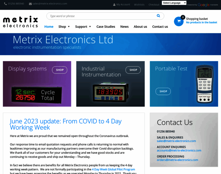 Metrix-electronics.com thumbnail