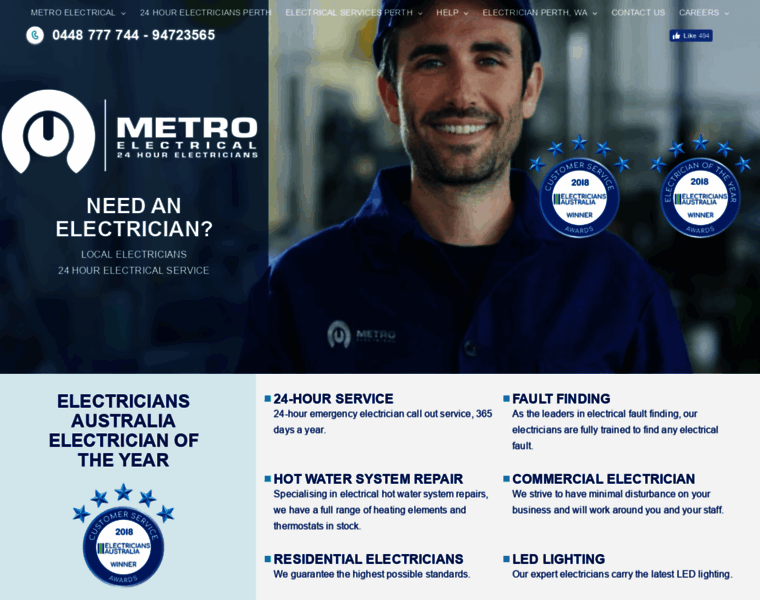 Metro-electrical.com.au thumbnail