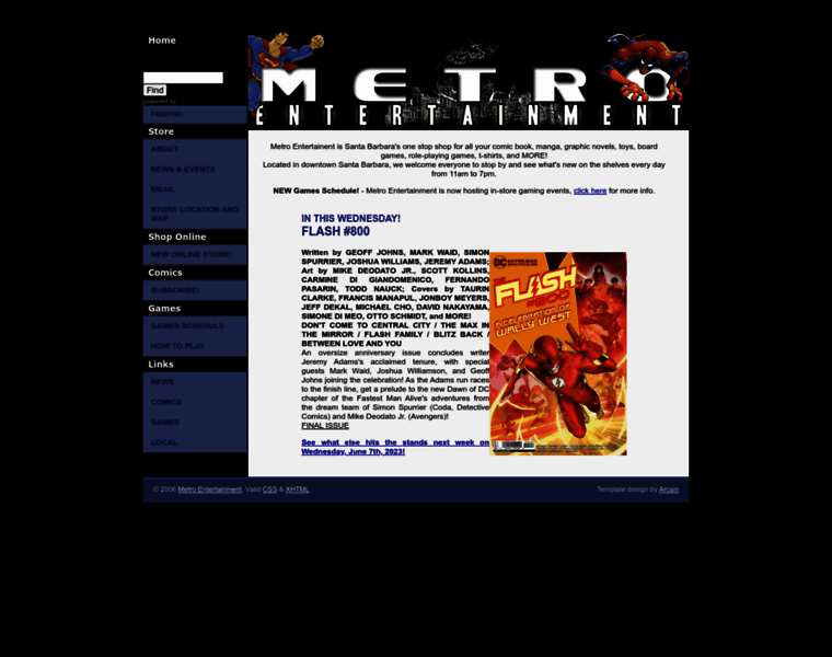 Metro-entertainment.com thumbnail