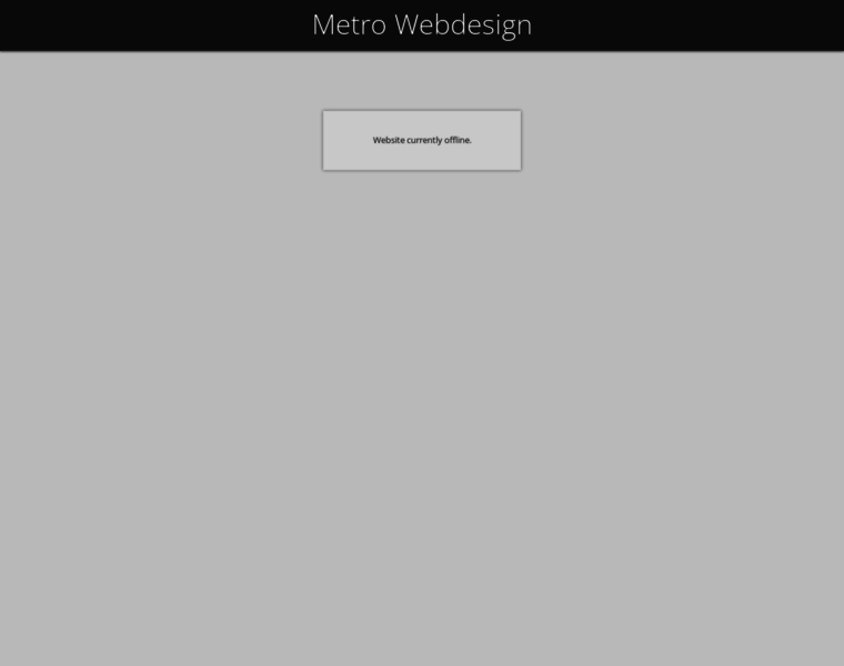 Metro-webdesign.info thumbnail