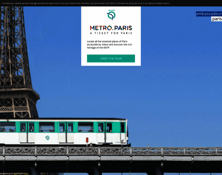 metro.paris at WI. metro.paris - A ticket for Paris
