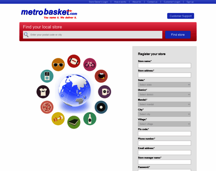 Metrobasket.com thumbnail