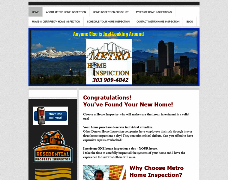 Metrodenverhomeinspection.com thumbnail