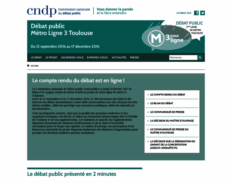 Metroligne3toulouse.debatpublic.fr thumbnail
