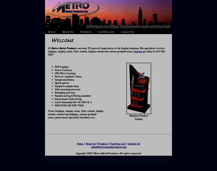 Metrometalproducts.com thumbnail