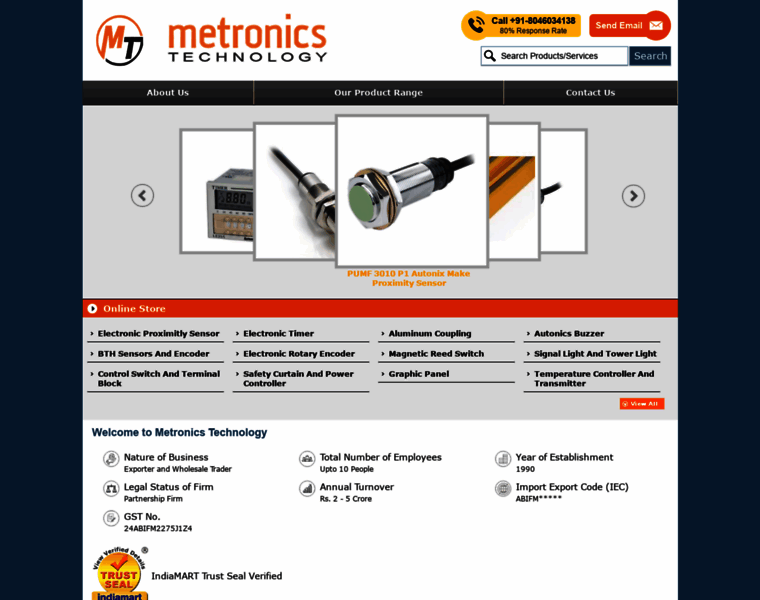 Metronicstechnology.com thumbnail