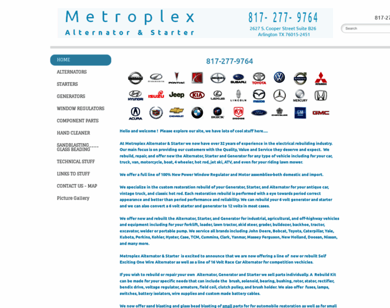 Metroplexalternator.com thumbnail