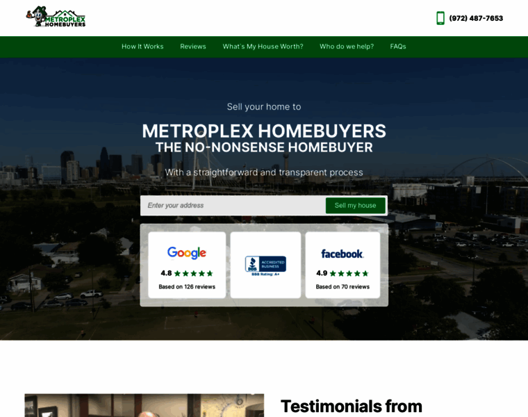 Metroplexhomebuyers.com thumbnail