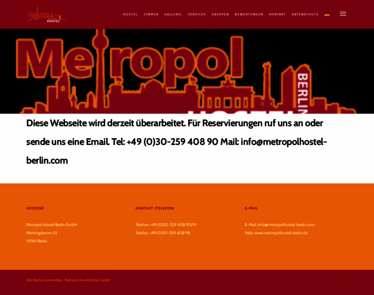 Metropolhostel-berlin.de thumbnail