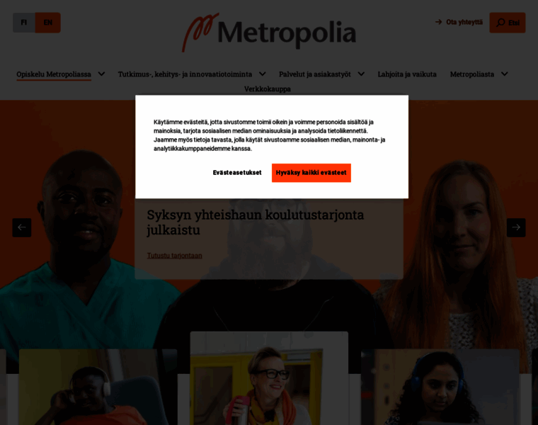 Metropolia.fi thumbnail