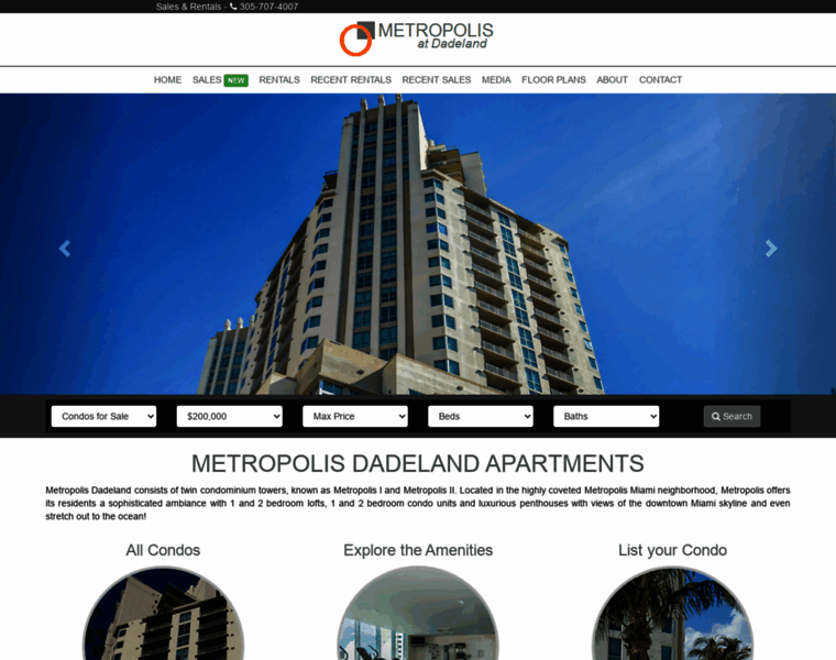 Metropolis-miami.com thumbnail