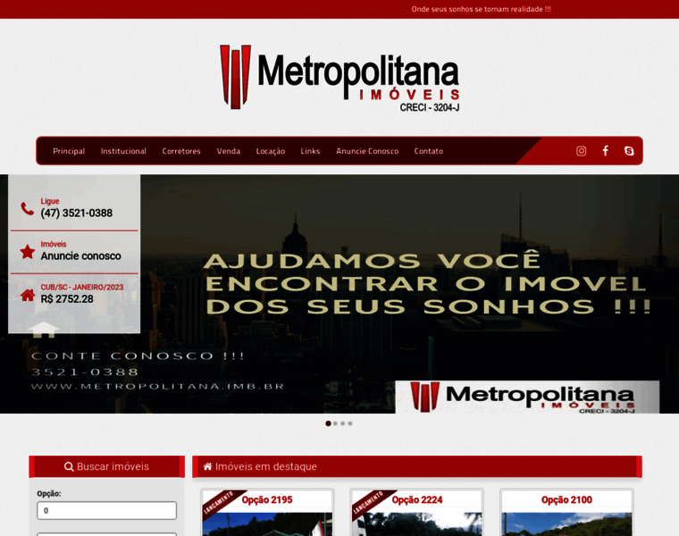 Metropolitana.imb.br thumbnail