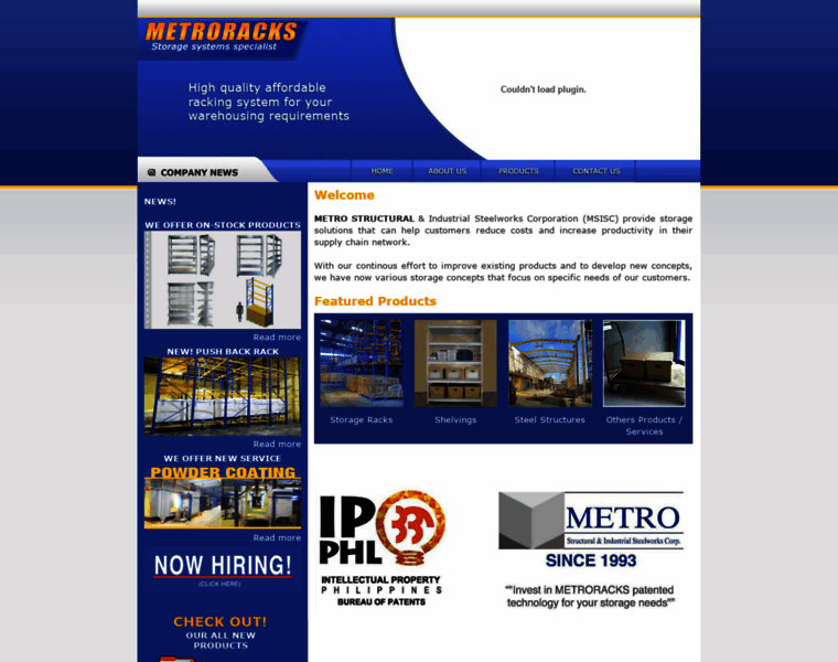 Metroracks.com thumbnail