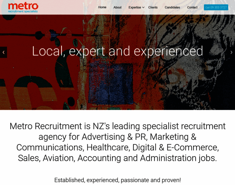 Metrorecruitment.co.nz thumbnail
