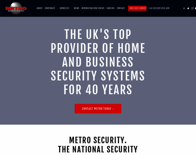 Metrosecurity.co.uk thumbnail
