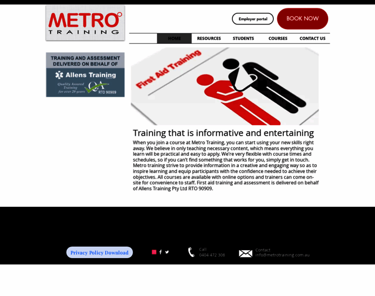 Metrotraining.com.au thumbnail