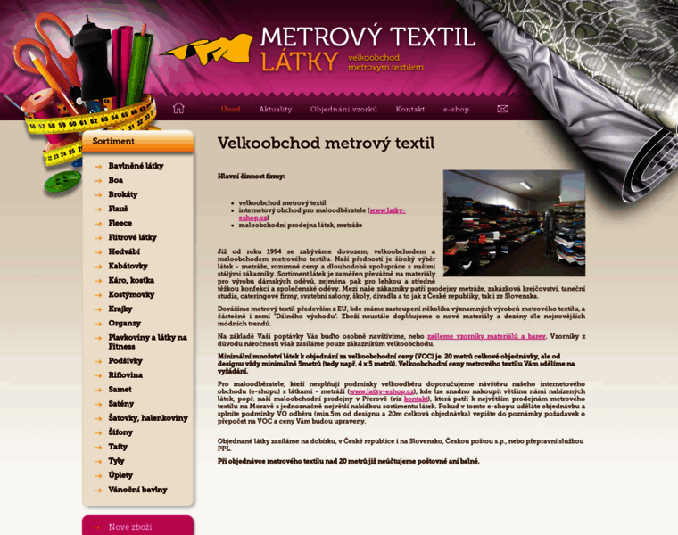 Metrovy-textil.cz thumbnail