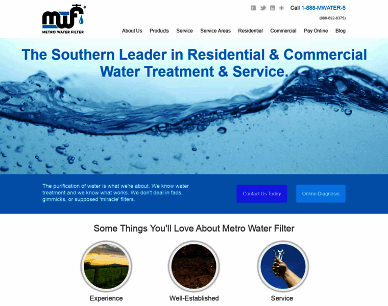 Metrowaterfiltration.com thumbnail